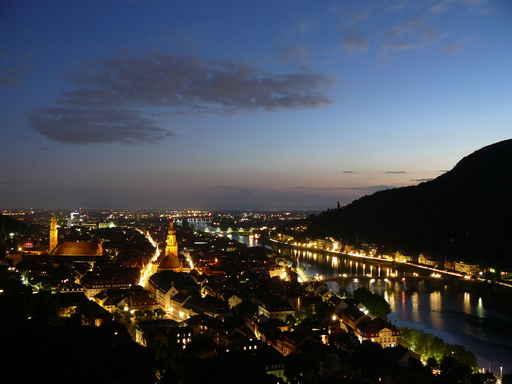 Heidelberg Sunset Wall Decal