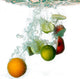 splash water with freshnes fruits Wall Decal