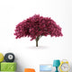 cherry tree isolated on white background with clipping path Wall Decal