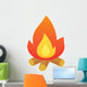 Campfire Vector Wall Decal