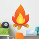 Campfire Vector Wall Decal