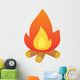 Campfire Vector Wall Decal
