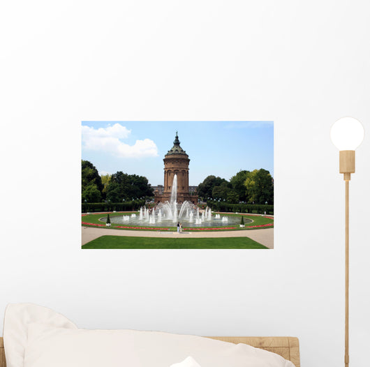 Wasserturm in Mannheim Wall Mural