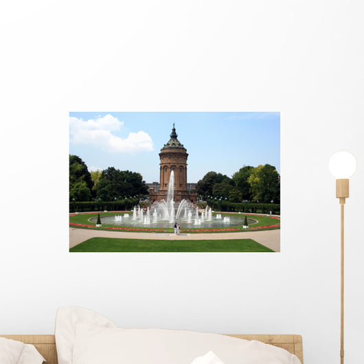 Wasserturm in Mannheim Wall Mural