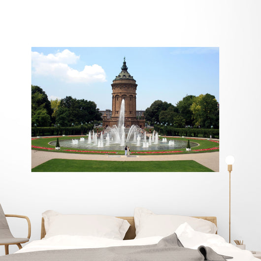 Wasserturm in Mannheim Wall Mural