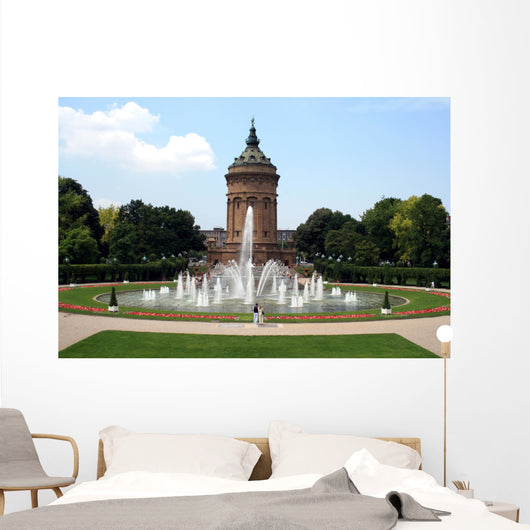 Wasserturm in Mannheim Wall Mural
