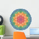 Watercolor Rainbow Mandala Wall Decal