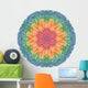 Watercolor Rainbow Mandala Wall Decal