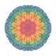 Watercolor Rainbow Mandala Wall Decal