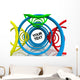 Abstract Background Spirals Wall Mural