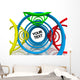 Abstract Background Spirals Wall Mural
