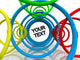 Abstract Background Spirals Wall Mural