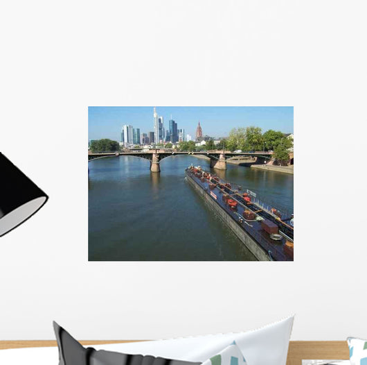 Frankfurt Skyline Wall Decal Design 3