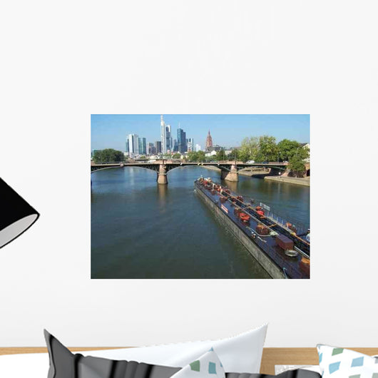 Frankfurt Skyline Wall Decal Design 3