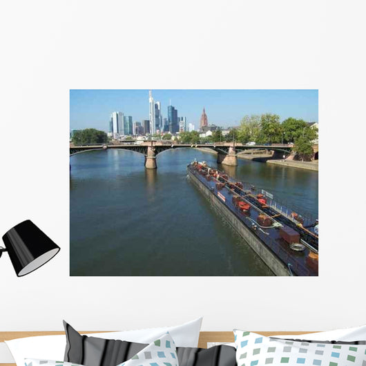 Frankfurt Skyline Wall Decal Design 3