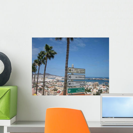 Las Palmas Wall Decal Design 2