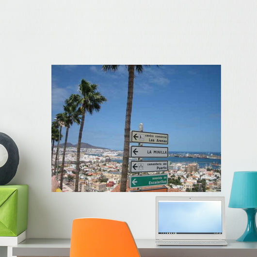 Las Palmas Wall Decal Design 2