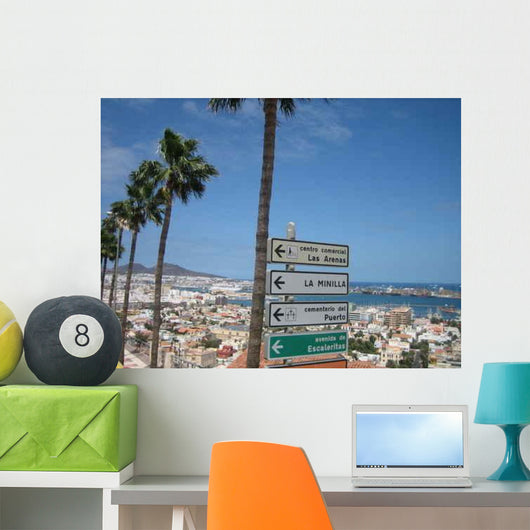 Las Palmas Wall Decal Design 2