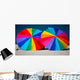 Beach Umbrellas Wall Decal