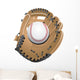 isolated baseball and glove Wall Decal