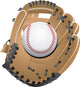 isolated baseball and glove Wall Decal
