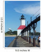North Pier Lighthouse Wall Mural