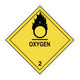 Oxygen Warning Label Wall Decal