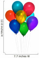 party baloons Wall Decal