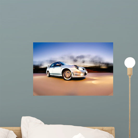 Race Rally Car Wall Decal