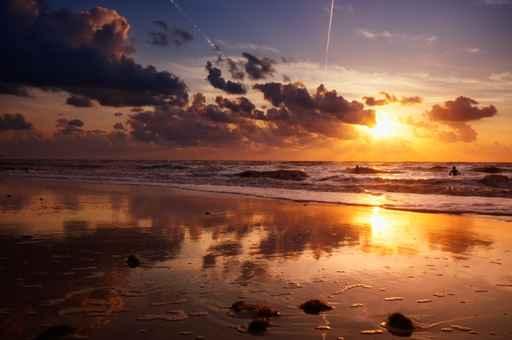 Beach Evening Wall Decal