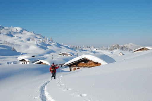 Hut Winter Wall Decal