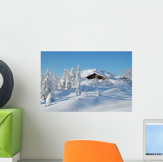 Chalet Winter Wall Decal