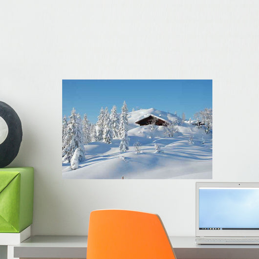 Chalet Winter Wall Decal