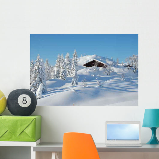 Chalet Winter Wall Decal
