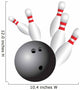 Bowling strike Wall Decal