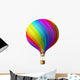 colorful hot air balloon Wall Decal