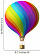 colorful hot air balloon Wall Decal