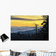 Smokey Mountains Scenic Sunset Wall Decal