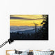 Smokey Mountains Scenic Sunset Wall Decal