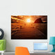 Jetty into Sunset Wall Decal