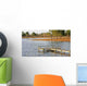 Pontoon Fishing Lake Hourtin Wall Decal