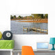 Pontoon Fishing Lake Hourtin Wall Decal