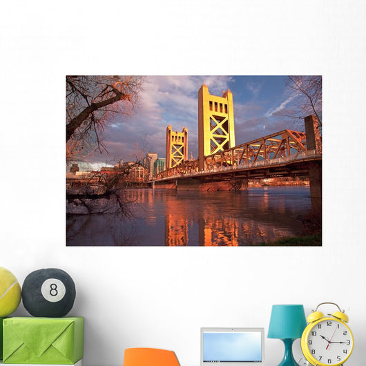 City Sacramento California Wall Decal