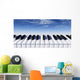 Piano Keys Wall Mural