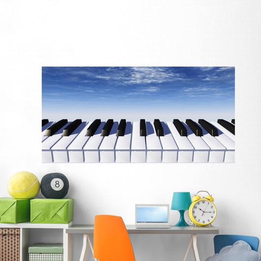 Piano Keys Wall Mural