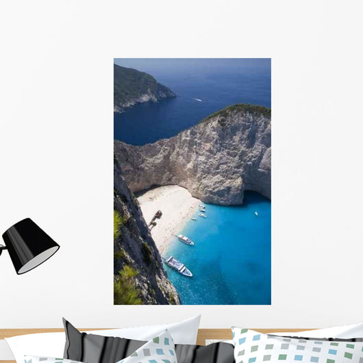 Beach Sinking Ship Wall Decal