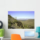 Arizona mountain against a blue sky, in horizontal orientation Wall Mural