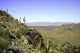 Arizona mountain against a blue sky, in horizontal orientation Wall Mural