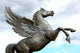 Pegasus Pegasos Geflügeltes Pferd Horse with Wings Statue Wall Mural