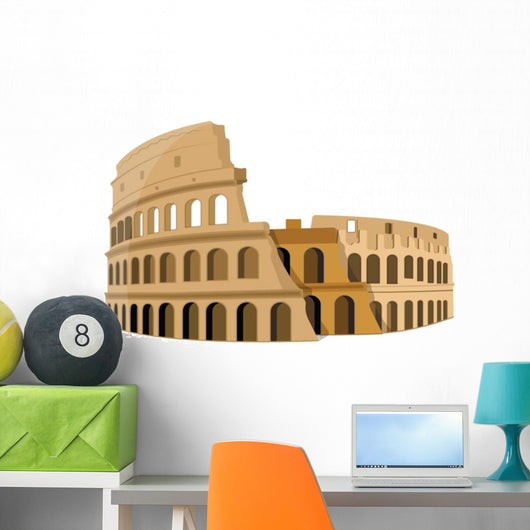 Ancient Roman Colosseum Wall Decal